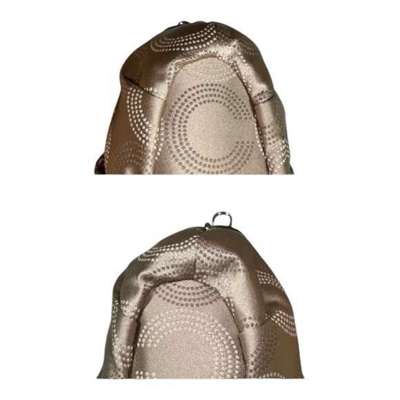 Coach Madison Embossed Op Art Sophia Satchel Shoulder Bag – Metallic C Print - Picture 6 of 11
